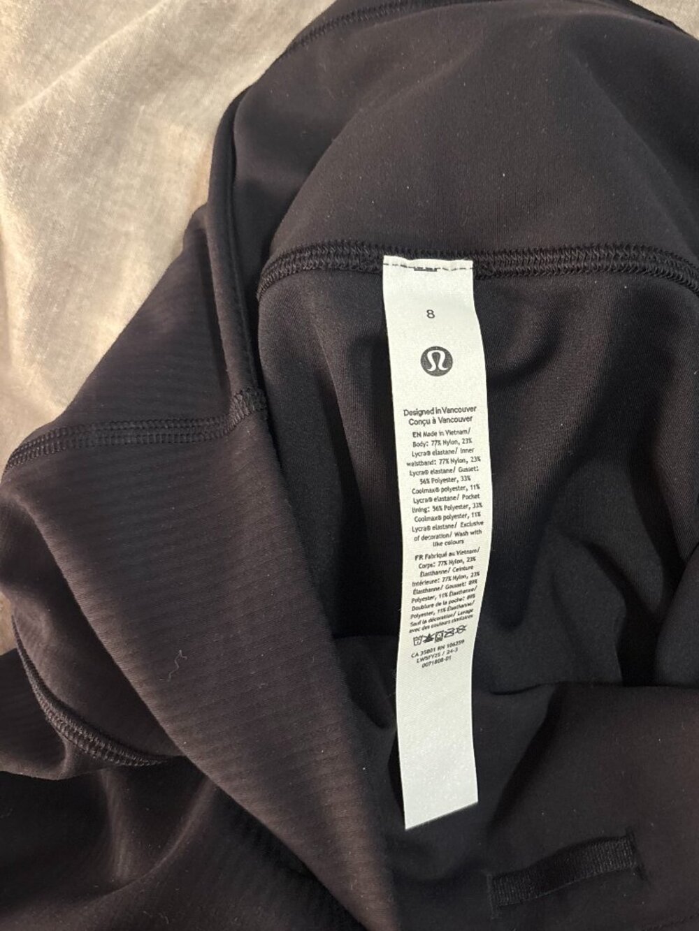 Wunder Train High-Rise Ribbed Tight 25" 8 - Picture 6 of 6